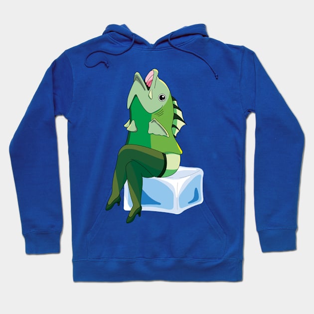 Fish Legs On Ice Hoodie by UnitMee